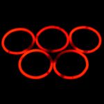 Glow sticks rood