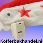 Kerstmuts met licht